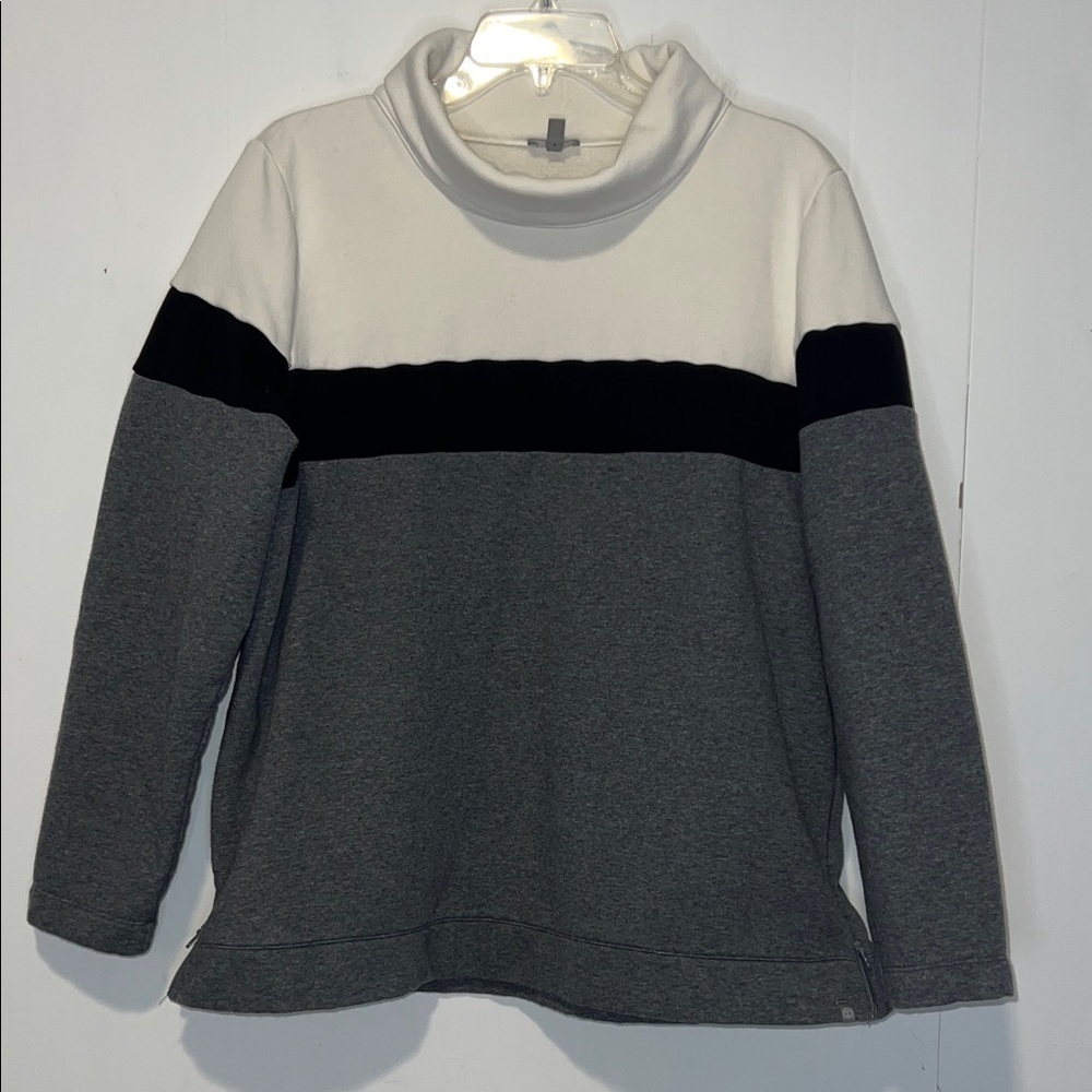 T by Talbot Colorblock Turtleneck Sweatshirt 071426
